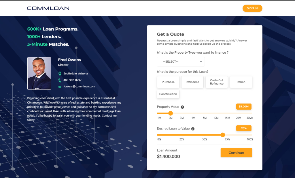 Broker Platform Commloan